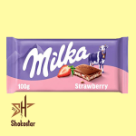 شکلات میلکا توت فرنگی و ماست