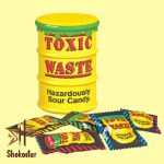 آبنبات ترش بشکه ای زرد تاکسیک ویست