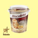بیسکویت لیوانی بیسکولاتا با طعم کارامل ماکیاتو