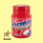 آدامس بدون شکر توت فرنگی منتوس