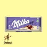 تابلت شکلات شیری بابلی وایت با مغز شکلات سفید میلکا