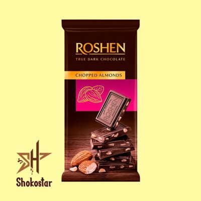 شکلات تخته ای روشن طعم بادام 85 گرم